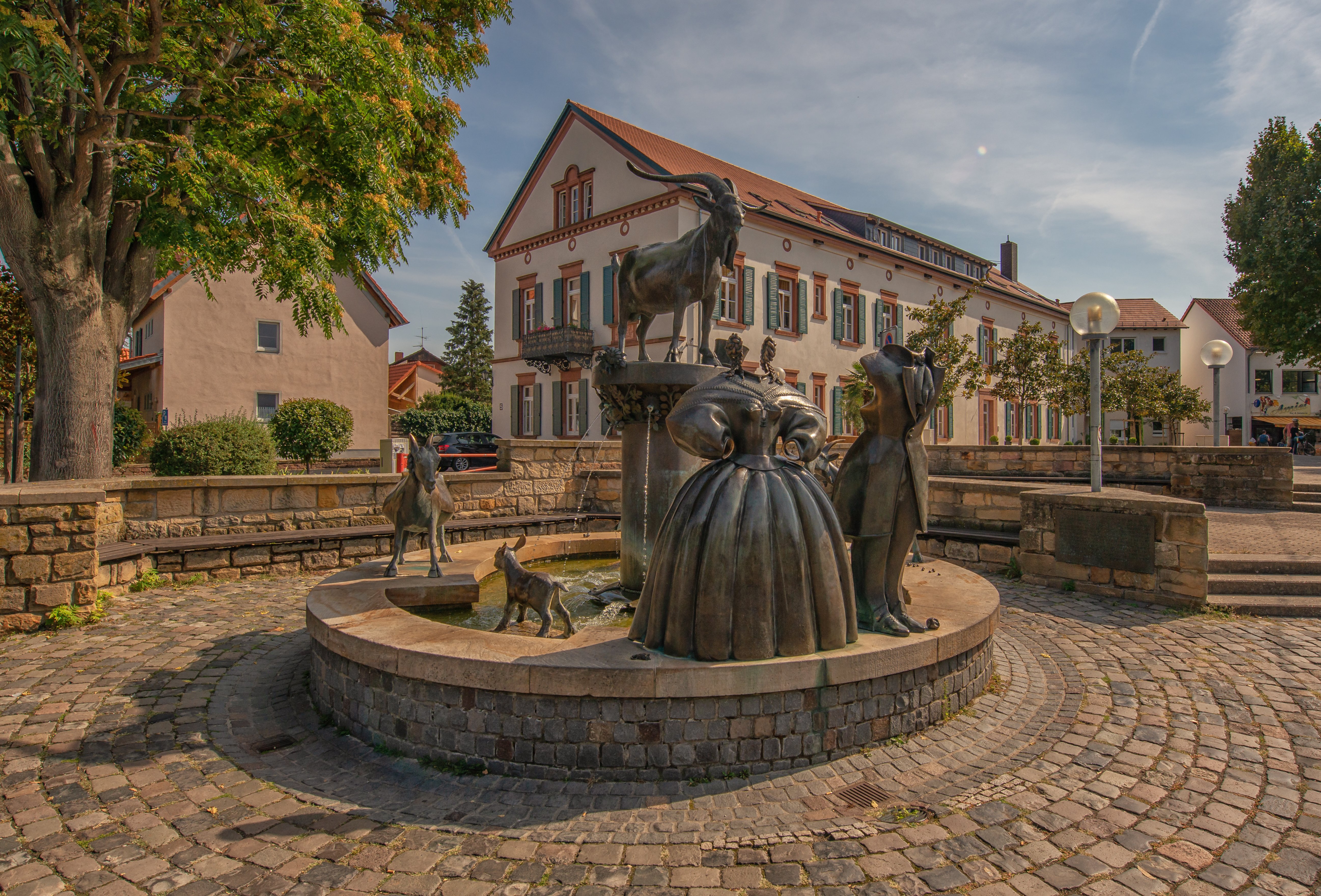 Geißbockbrunnen Deidesheim