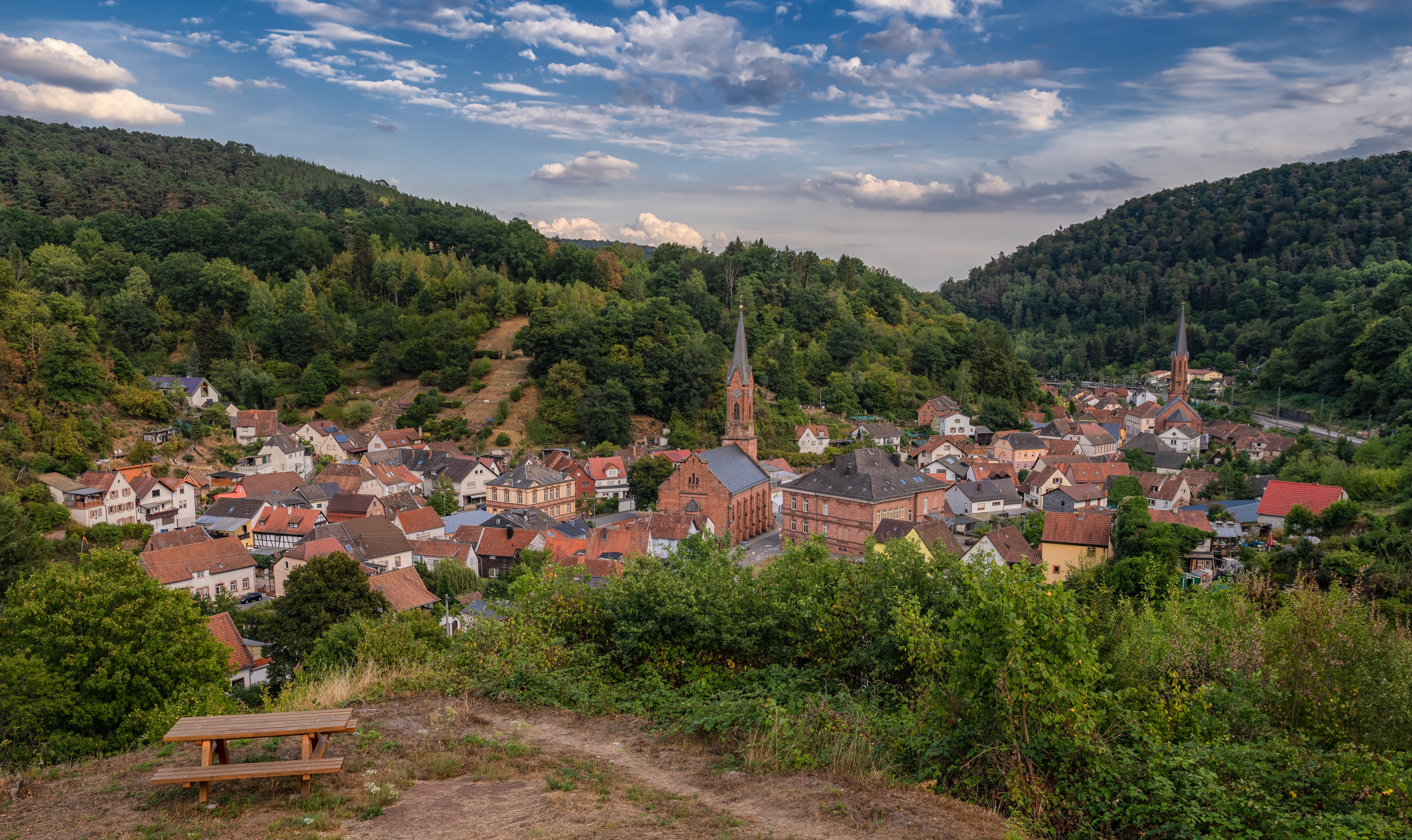 Blick über Weidenthal